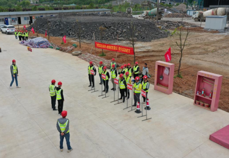 G530查橋至牛磯段02標(biāo)項(xiàng)目部 開(kāi)展安全消防應(yīng)急演練活動(dòng)