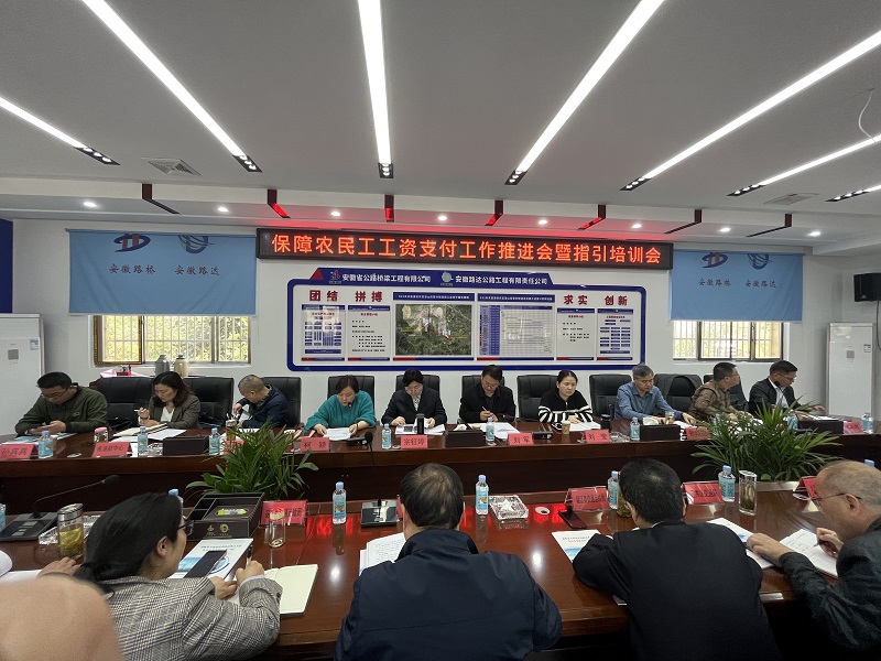 安慶市交通運輸局組織召開保障農(nóng)民工工資支付工作推進會暨指引培訓(xùn)會