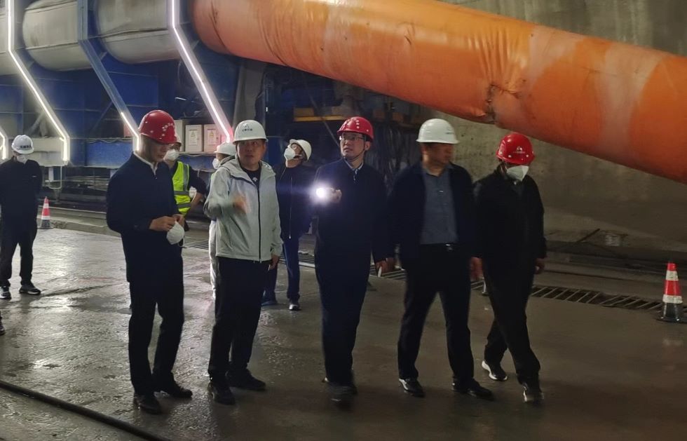 省交通質安中心黨委書記、主任沈群一行到營嶺隧道項目開展質量安全督查工作