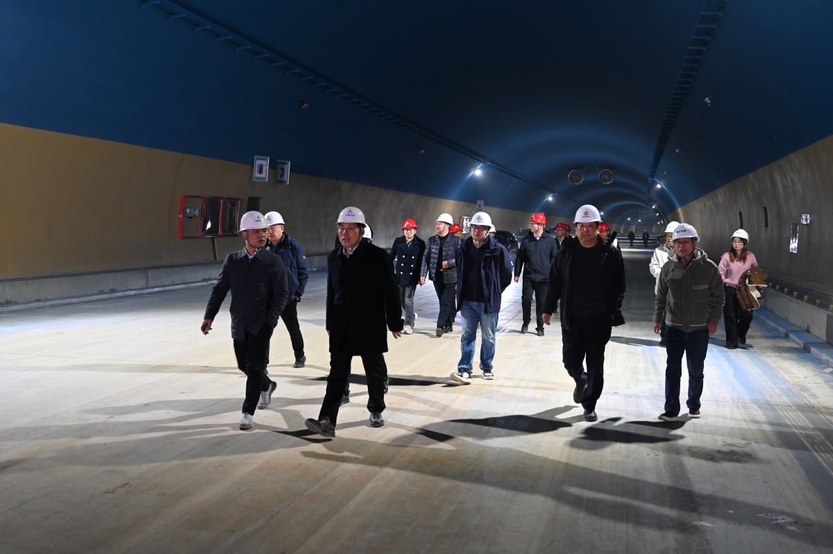 S22天天高速安慶至潛山段營(yíng)嶺隧道項(xiàng)目順利通過(guò)交工驗(yàn)收